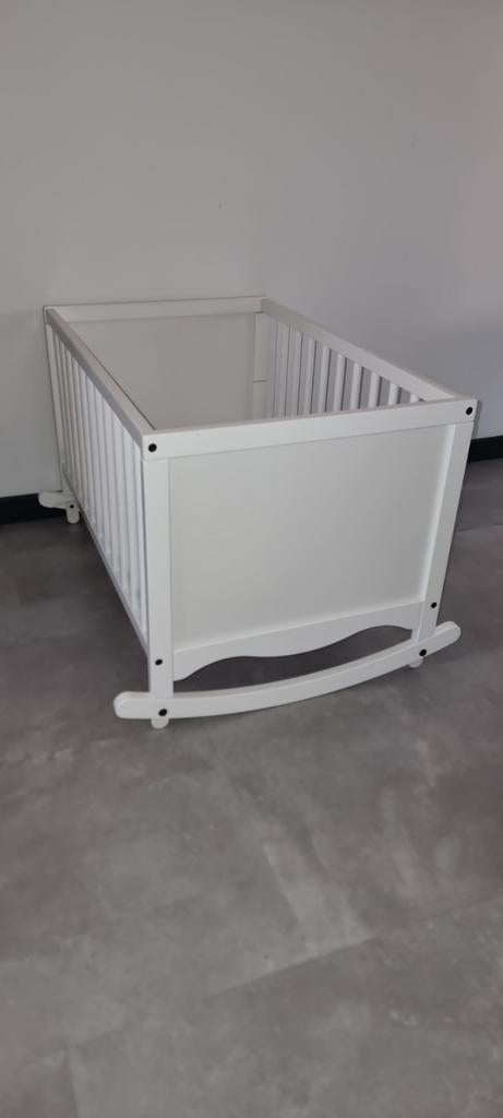 Ikea Solgul wieg - Aerosleep matras en topper, Ophalen, Zo goed als nieuw, Wieg