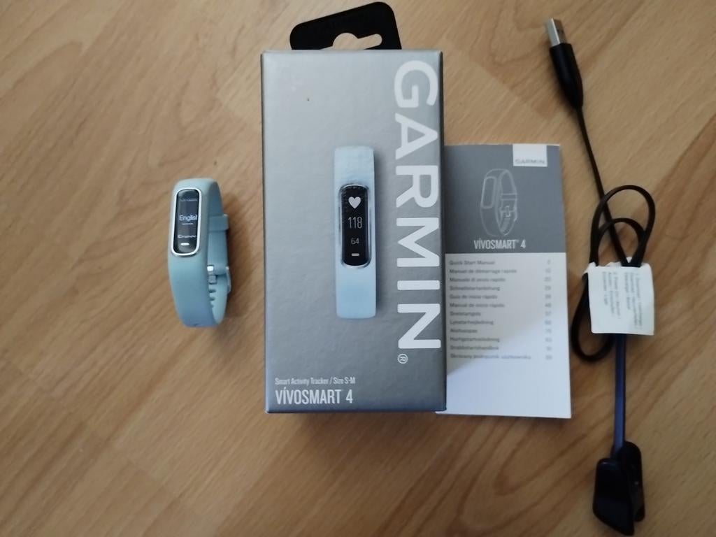 Garmin Vivosmart 4 smartwatch, Blauw, Garmin, Ophalen of Verzenden, Zo goed als nieuw