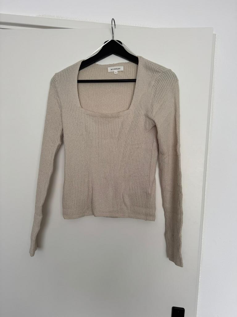 My Jewellery trui maat s, Beige, Ophalen of Verzenden, Zo goed als nieuw, Lange mouw