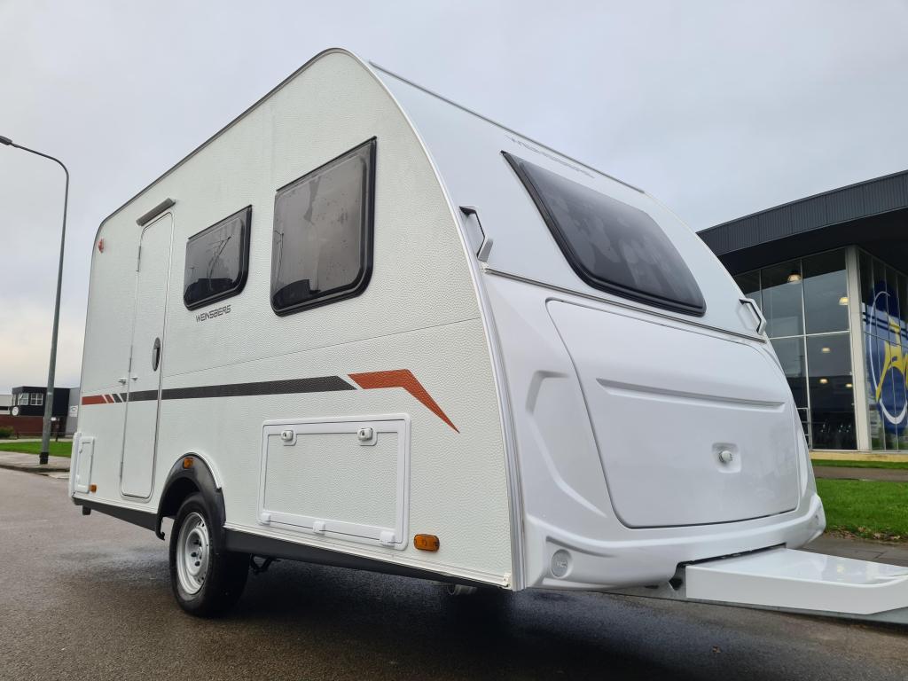 Weinsberg CaraCito 390 QD Airco en Voortent -2025-, Caravans en Kamperen, Caravans, Overige merken, Bedrijf, Treinzit, 750 - 1000 kg