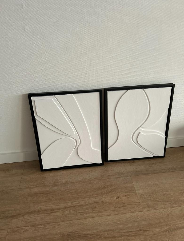 Japandi 3D schilderijen, Huis en Inrichting, Woonaccessoires | Wanddecoraties, Ophalen of Verzenden, Nieuw