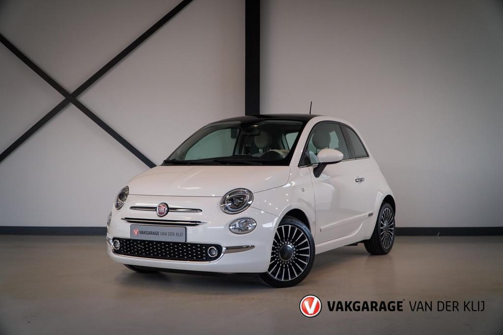 Fiat 500 0.9 TwinAir Turbo Lounge | Panorama | Navigatie | C, Voorwielaandrijving, Gebruikt, Leder en Stof, Origineel Nederlands