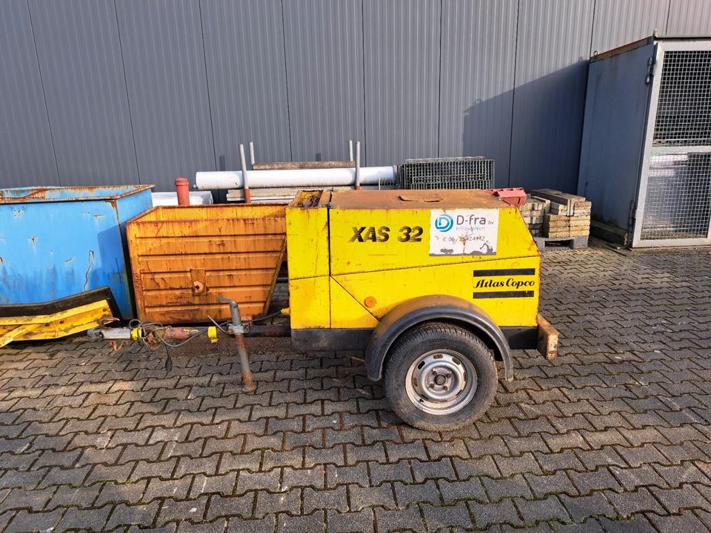Mobiele compressor atlas copco xas-32, Ophalen of Verzenden