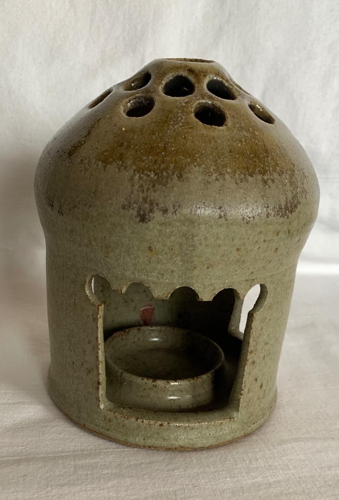 Retro waxinehouder keramiek, Ophalen of Verzenden, Huis en Inrichting