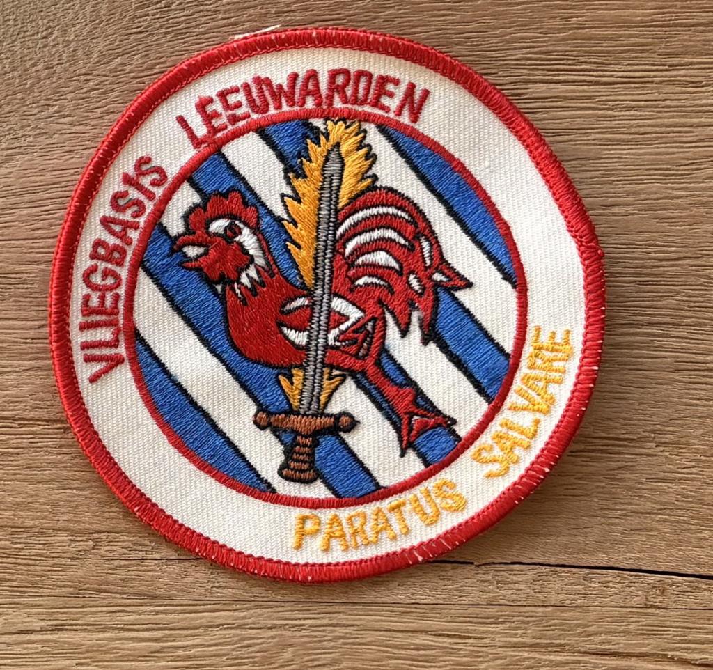 Patch Vliegbasis Leeuwarden SAR 'Paratus Salvare', Verzamelen, Ophalen of Verzenden, Nieuw, Patch, Badge of Embleem