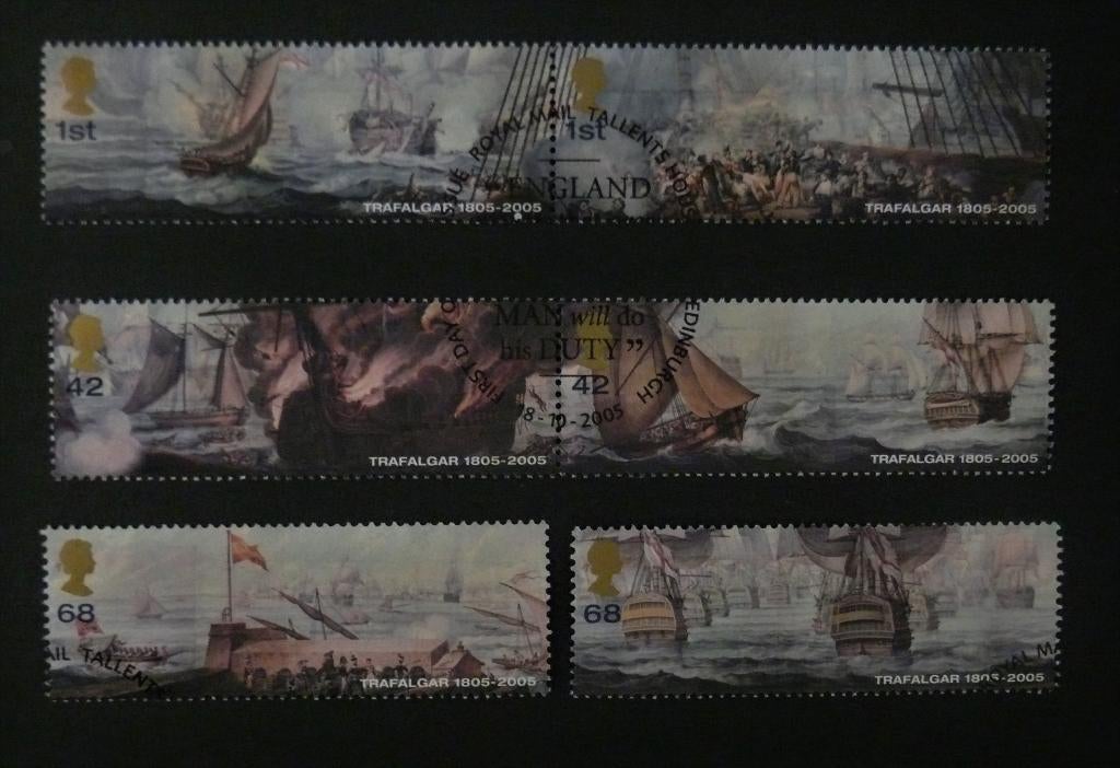 UK / Engeland 2005 The Battle of Trafalgar, Verzenden, Gestempeld