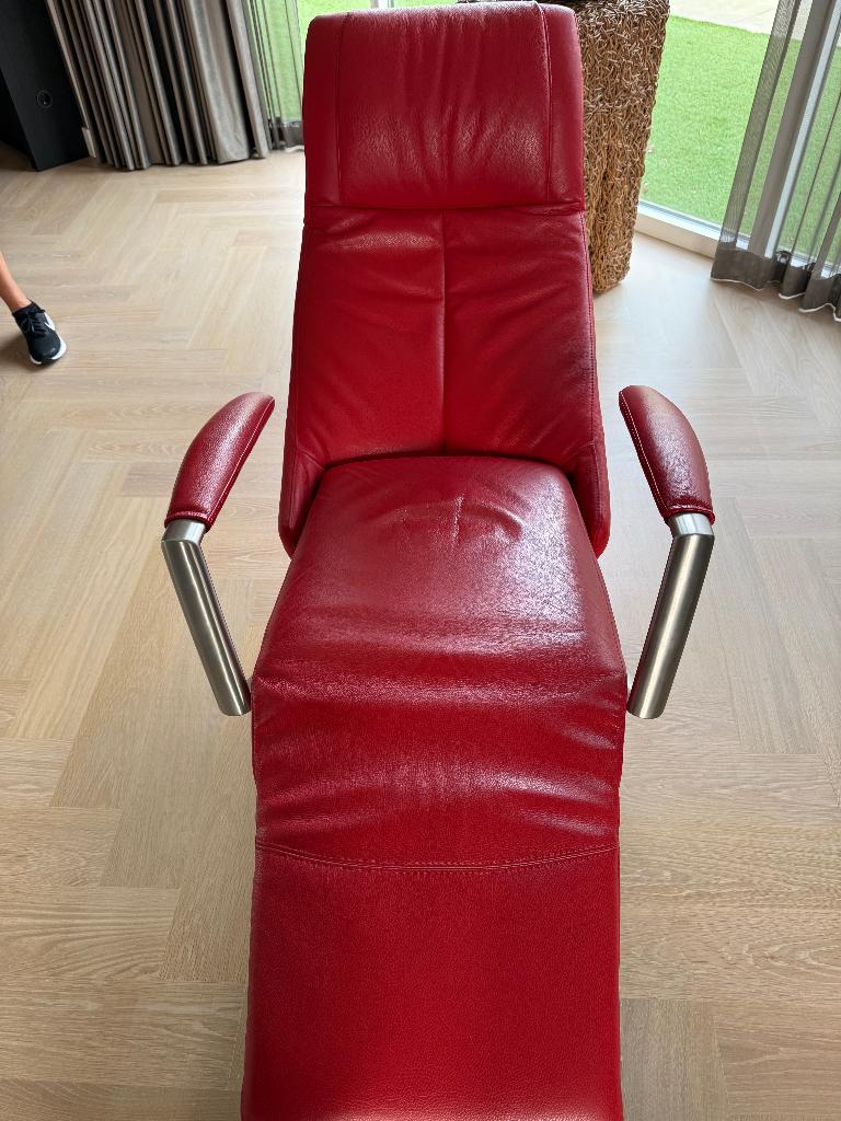 Relax fauteuil elektrisch verstelbaar, Huis en Inrichting, Fauteuils, Ophalen, Zo goed als nieuw, Modern, 50 tot 75 cm