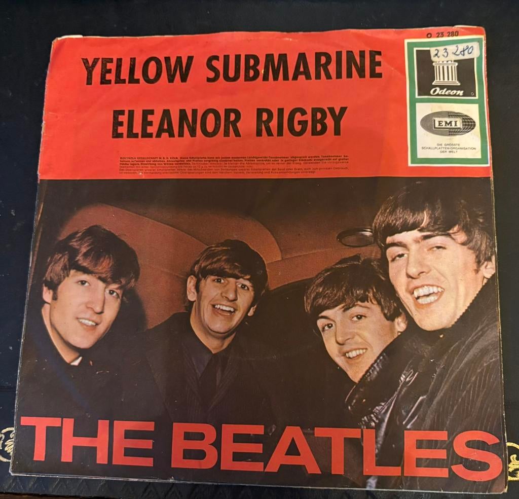 The Beatles - Yellow submarine/Eleanor Rigby, Cd's en Dvd's, Vinyl Singles, Ophalen of Verzenden, Zo goed als nieuw, Pop