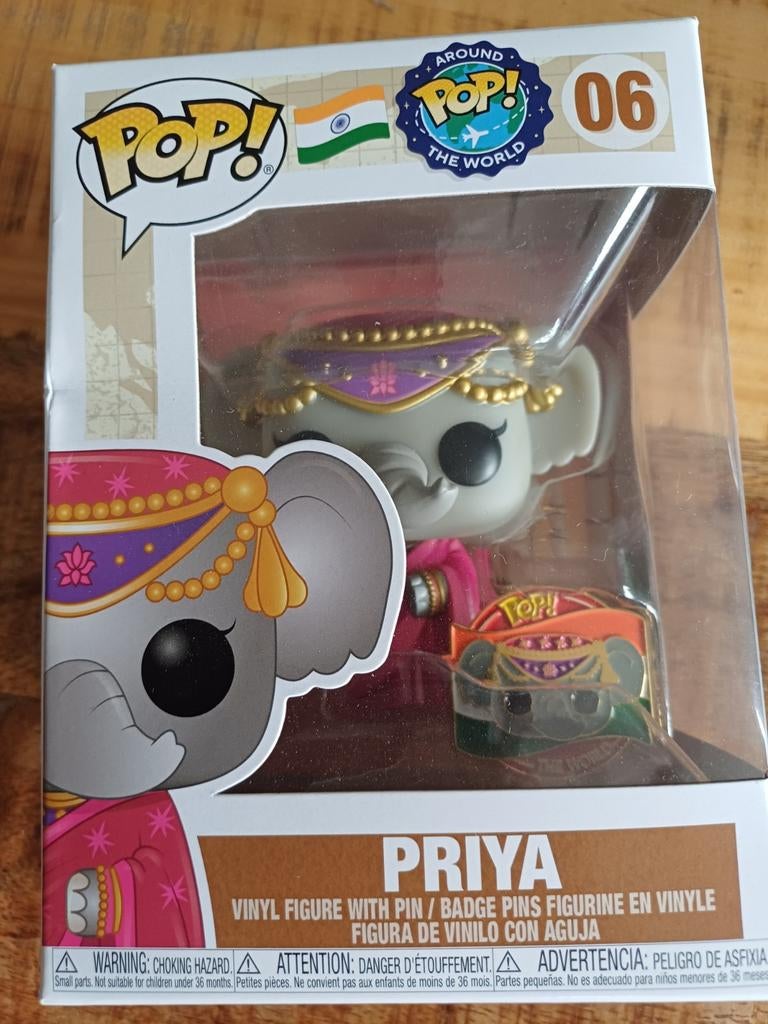Funko Pop! Around the World – Priya #06, Verzamelen, Poppetjes en Figuurtjes, Ophalen of Verzenden, Nieuw