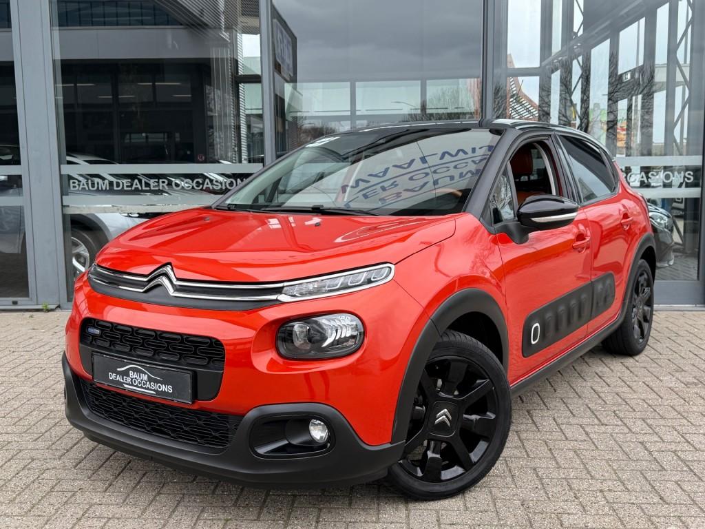 Citroen C3 1.2 PURETECH SHINE NAVI AIRCO/ECC HALF LEDER, Auto's, Citroën, Bedrijf, C3, ABS, Airbags, Apple Carplay, Bluetooth