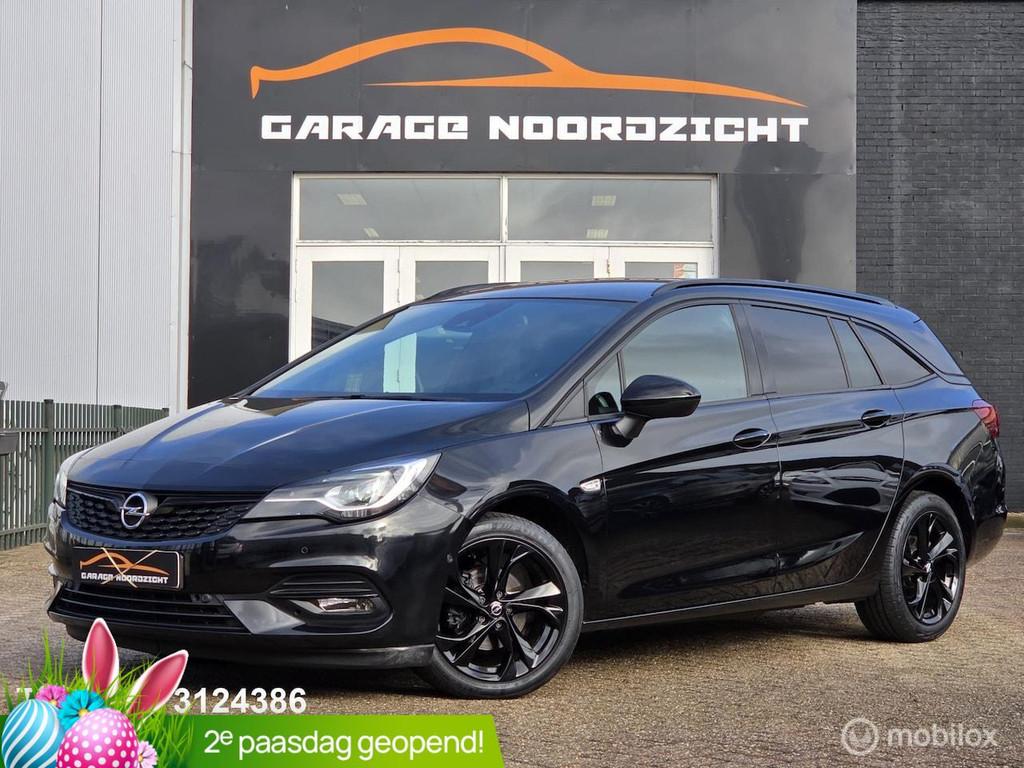 Opel Astra Sports Tourer 1.2 SPORTS TOURER+ NAVIGATIE|LEDER, Gebruikt, Zwart, Bedrijf, Astra