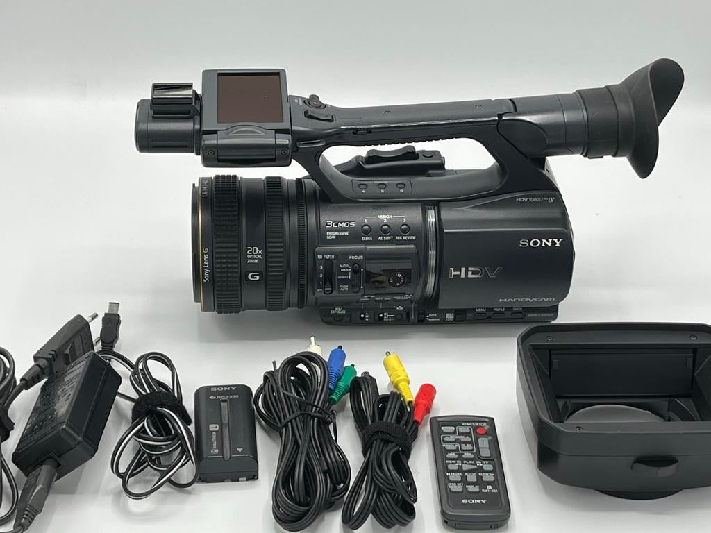 Sony FX1000 HDV Mini DV Camera 3CCD 20x G Master Lens, Mini dv, 20x of meer, Ophalen of Verzenden, Zo goed als nieuw