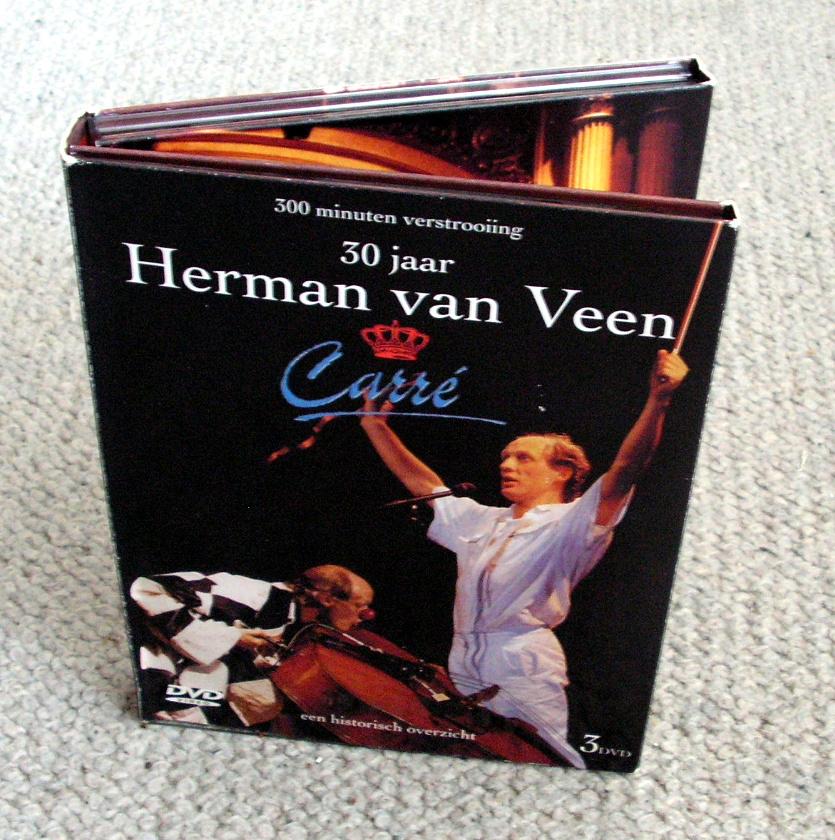 Herman van Veen – 300 Minuten Verstrooiing - 30 Jaar Carré, Alle leeftijden, Ophalen of Verzenden, Zo goed als nieuw, Muziek en Concerten