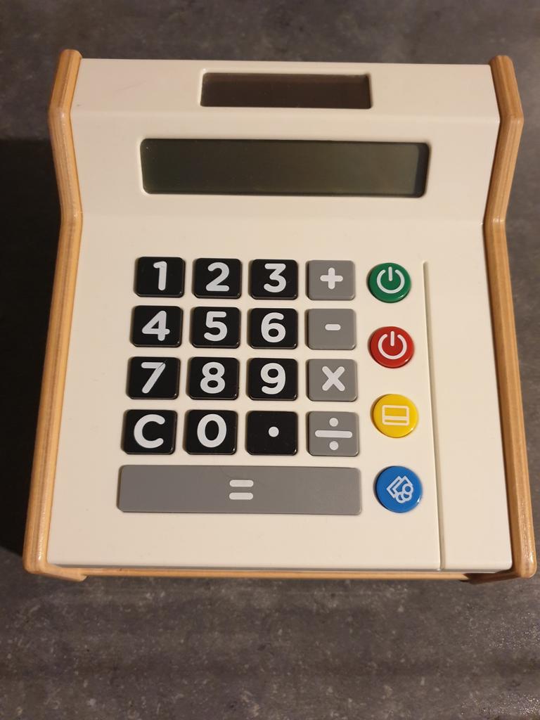 Speelgoed kassa met werkende rekenmachine, Ophalen of Verzenden