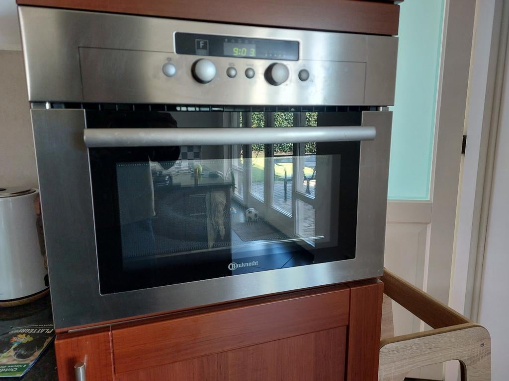 Bauknecht combimagnetron EMCND 6140, Ophalen, Combimagnetron, Crisp, Gebruikt