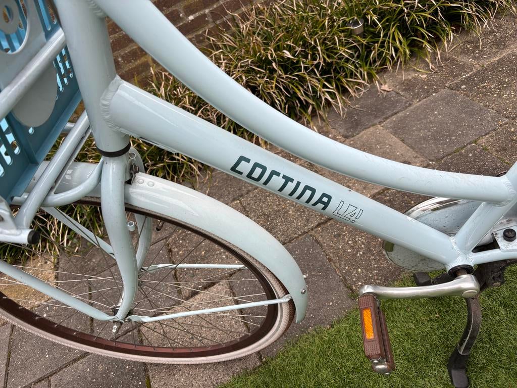 Cortina U4 Meisjesfiets 24 inch met mandje, Fietsen en Brommers, Fietsen | Meisjes, Ophalen of Verzenden, Gebruikt, 24 inch, Handrem