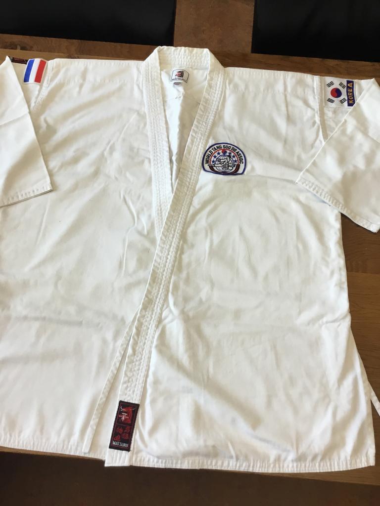 Tang Soo Do pakken (190 & 170) + tok, Groter dan maat XL, Gebruikt, Overige, Vechtsportpak