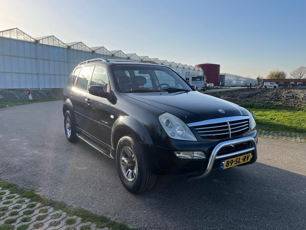 SsangYong Rexton 2.3 E AUT 2006 Zwart, automaat, nieuwe apk, Auto's, SsangYong, Automaat, 4 cilinders, Zwart, Origineel Nederlands