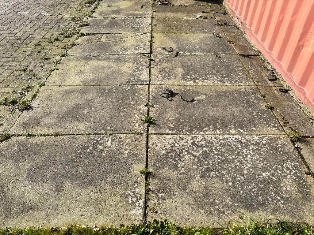 68x betonnen Agriplaten / Erfverhardingsplaten van 120x80 cm, Ophalen, Gebruikt, Overige typen, 10 m² of meer