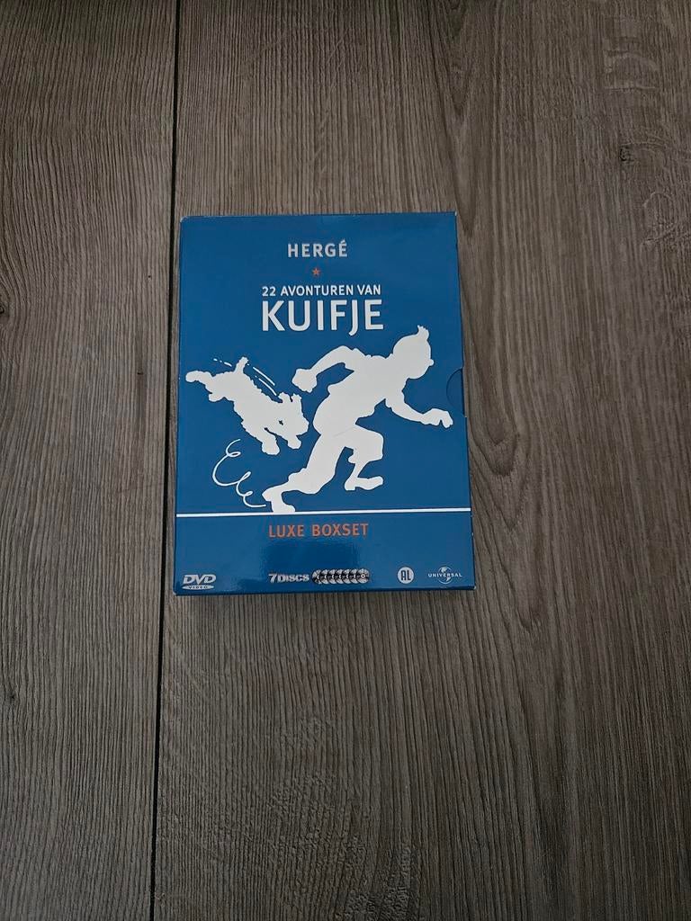 Kuifje dvd box 7 dvds met 22 avonturen, Alle leeftijden, Ophalen of Verzenden, Zo goed als nieuw