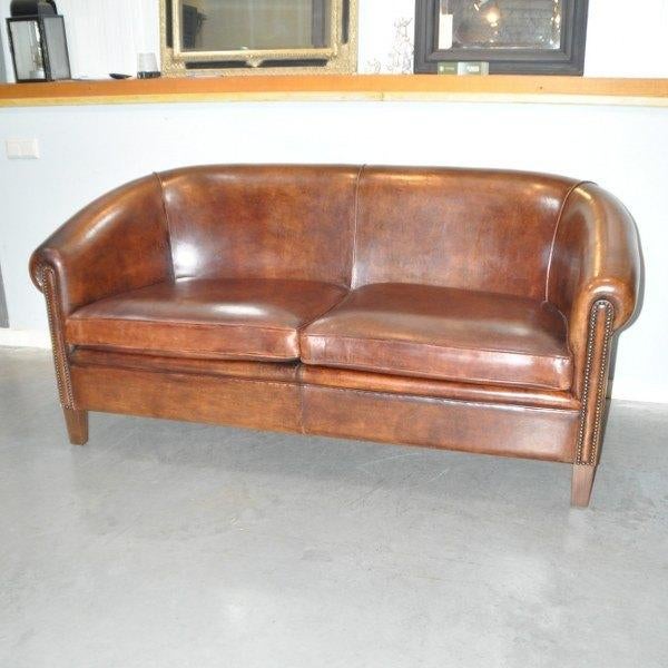 Schapenleren 2 1/2 zitsbank van Lounge Atelier, Ophalen of Verzenden