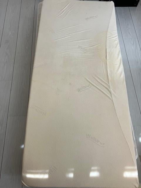 Wellpur topper-matras, Ophalen, Gebruikt, 90 cm, Eenpersoons