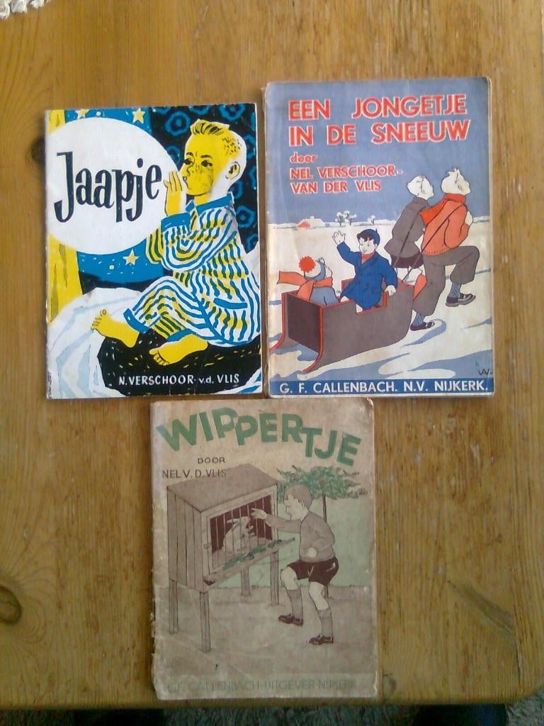 Jaapje / Een jongetje in de sneeuw /Wippertje  Nel Verschoor, Ophalen of Verzenden, Gelezen, Fictie algemeen