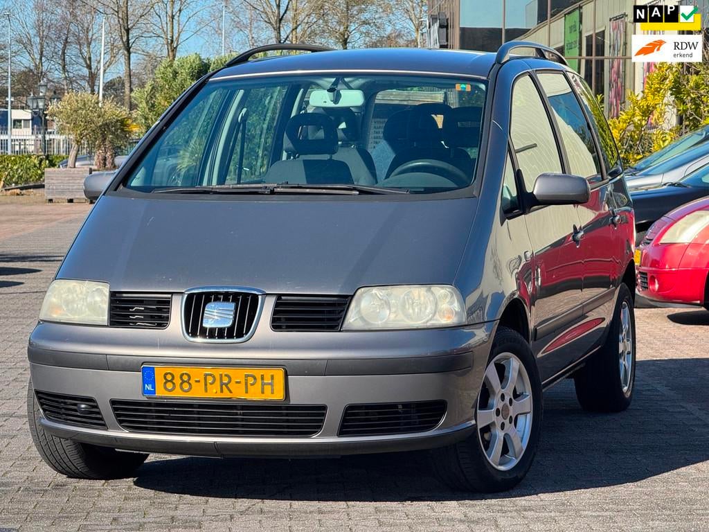 Seat Alhambra 2.0 Reference | 7 Persoons | Automaat | Climat, Auto's, Stof, Zwart, 4 cilinders, Origineel Nederlands
