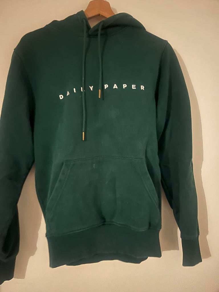 Daily Paper Hoodie - Gedragen - Maat XS, Verzenden, Gedragen, Maat 46 (S) of kleiner, Groen
