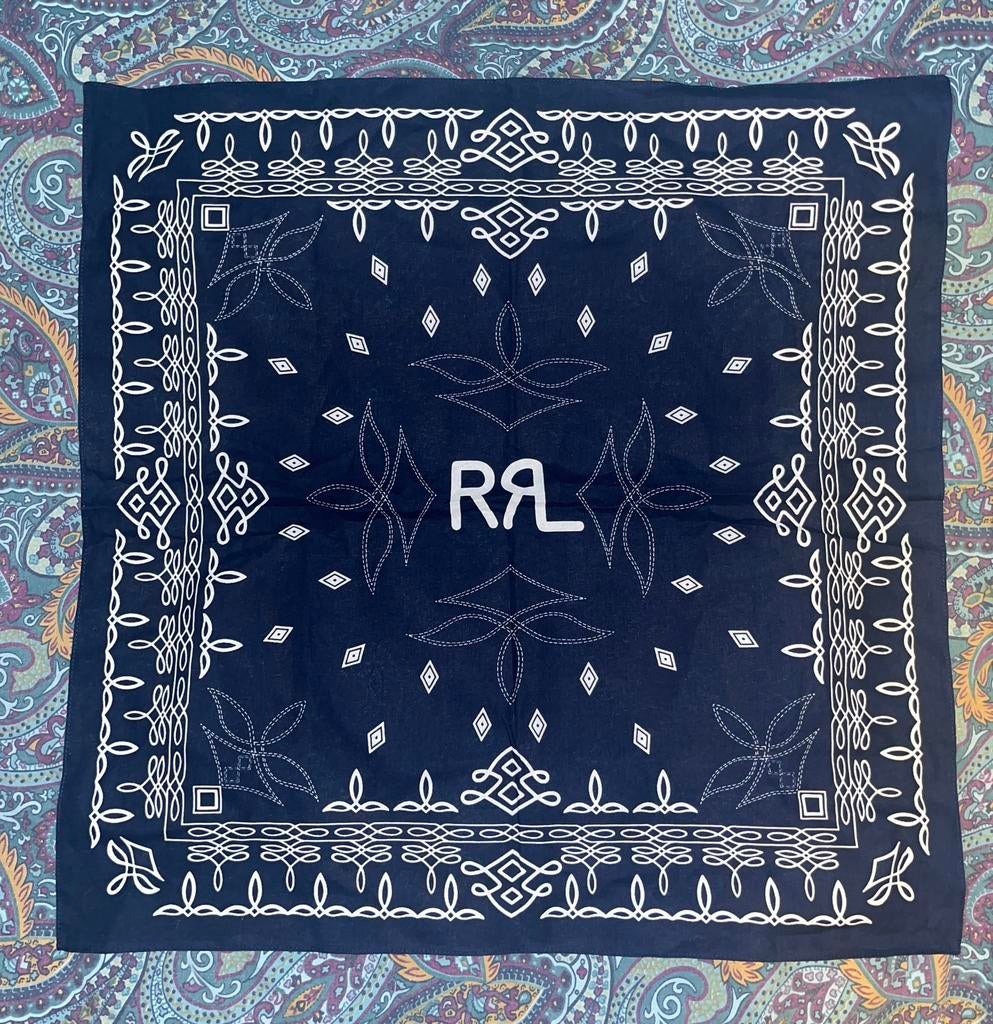 Double Ralph Lauren bandana, Ophalen, Zo goed als nieuw, Overige maten, Sjaal
