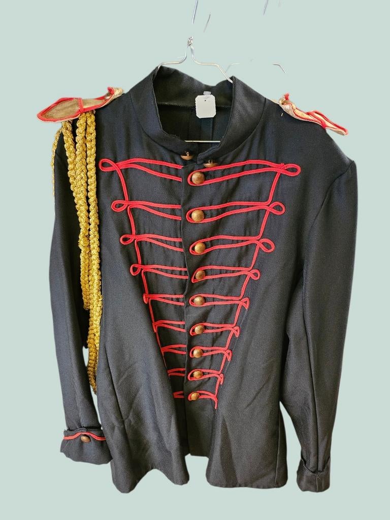 Muziekuniform jasje met epauletten en gouden koorden, Ophalen, Gebruikt, Onbekend, Onbekend