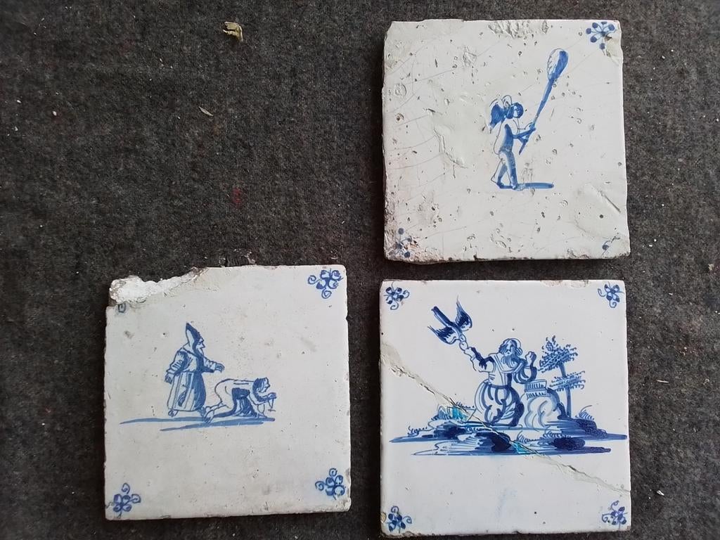 Antieke tegeltjes, Antiek en Kunst, Ophalen