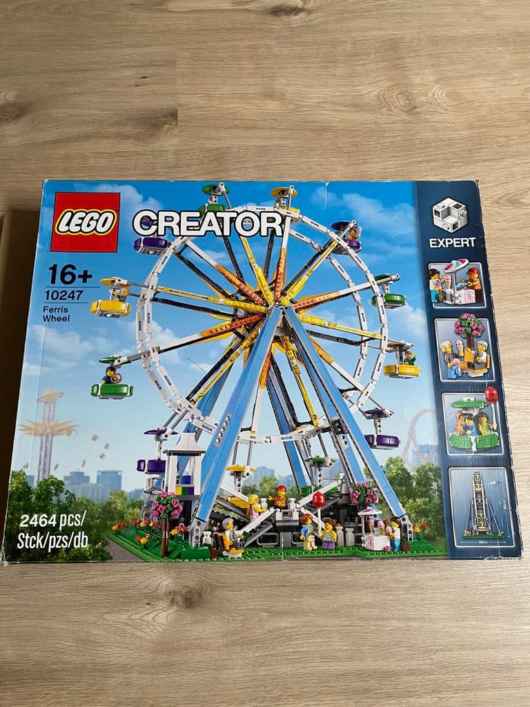 Lego reuzenrad 10247, Ophalen, Zo goed als nieuw, Complete set, Lego