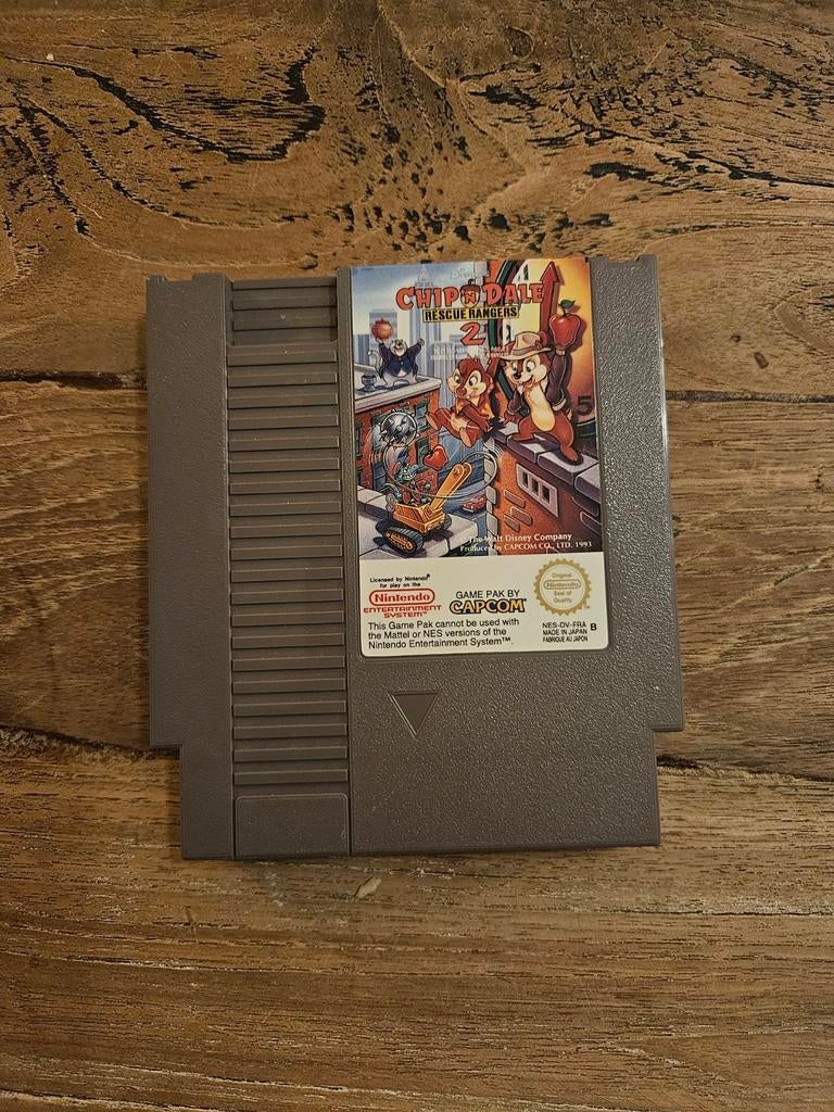 Chip 'n Dale Rescue Rangers 2 - NES (Capcom 1993), Spelcomputers en Games, Games | Nintendo NES, Gebruikt, Platform, 1 speler