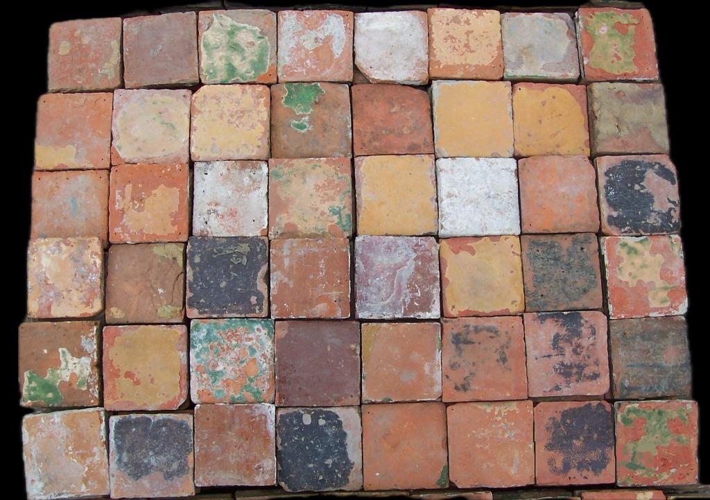 Oud Hollandse estriken / plavuizen 10x10 cm t/m 23x23 cm., Doe-het-zelf en Verbouw, Tegels, Gebruikt, Vloertegels, Overige materialen