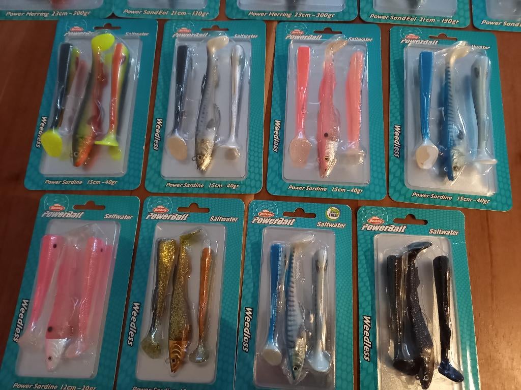 Powerbait Kunstaas pakket..Kabeljauw/Pollak/Heilbot/Zeebaars, Tinstraat, Nieuw, Ophalen of Verzenden, Info@purefishing.com