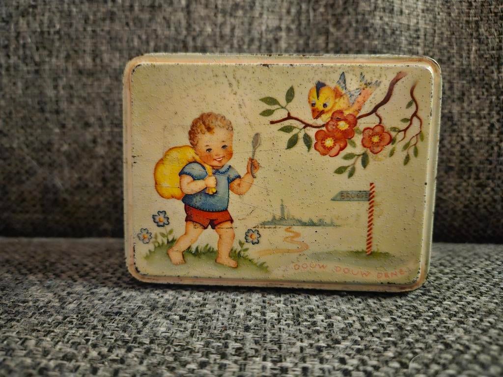 Oud Blikje uit België, Verzamelen, Blikken, Ophalen of Verzenden, Gebruikt, Overige