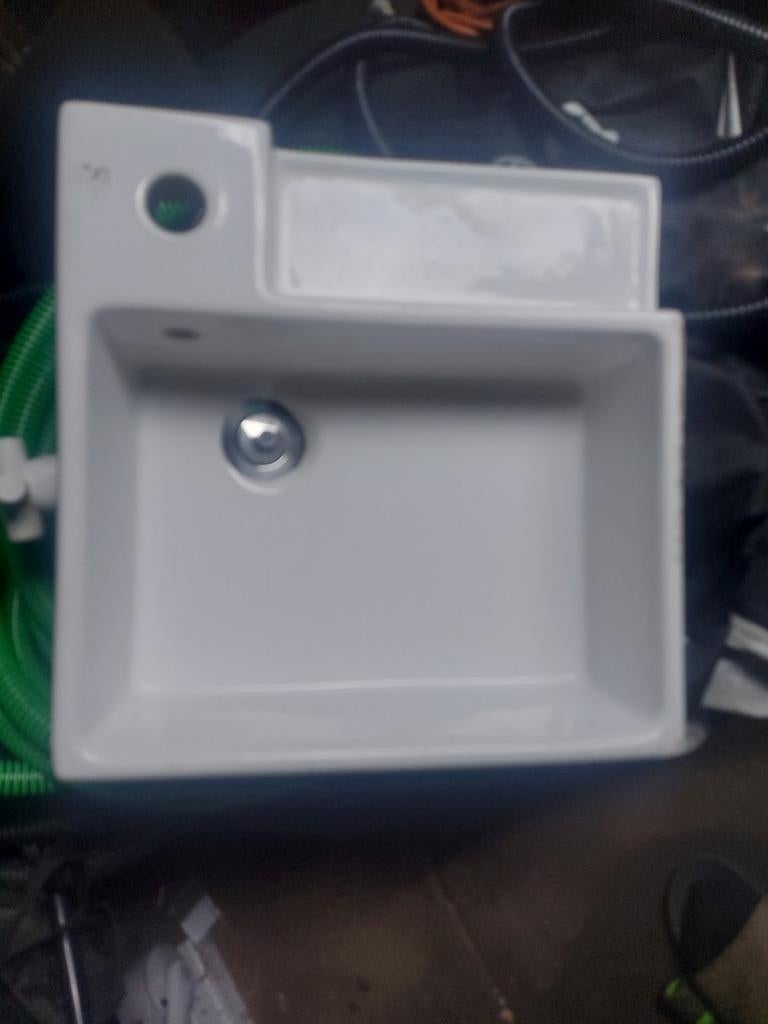 Wasbak met Gebruikssporen, Doe-het-zelf en Verbouw, Ophalen of Verzenden