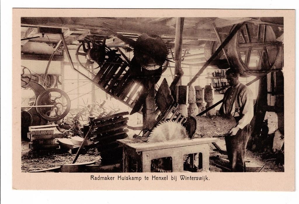 Henxel bij Winterswijk jaren '20. Radmaker Hulskamp., Ophalen of Verzenden, 1920 tot 1940, Ongelopen, Gelderland