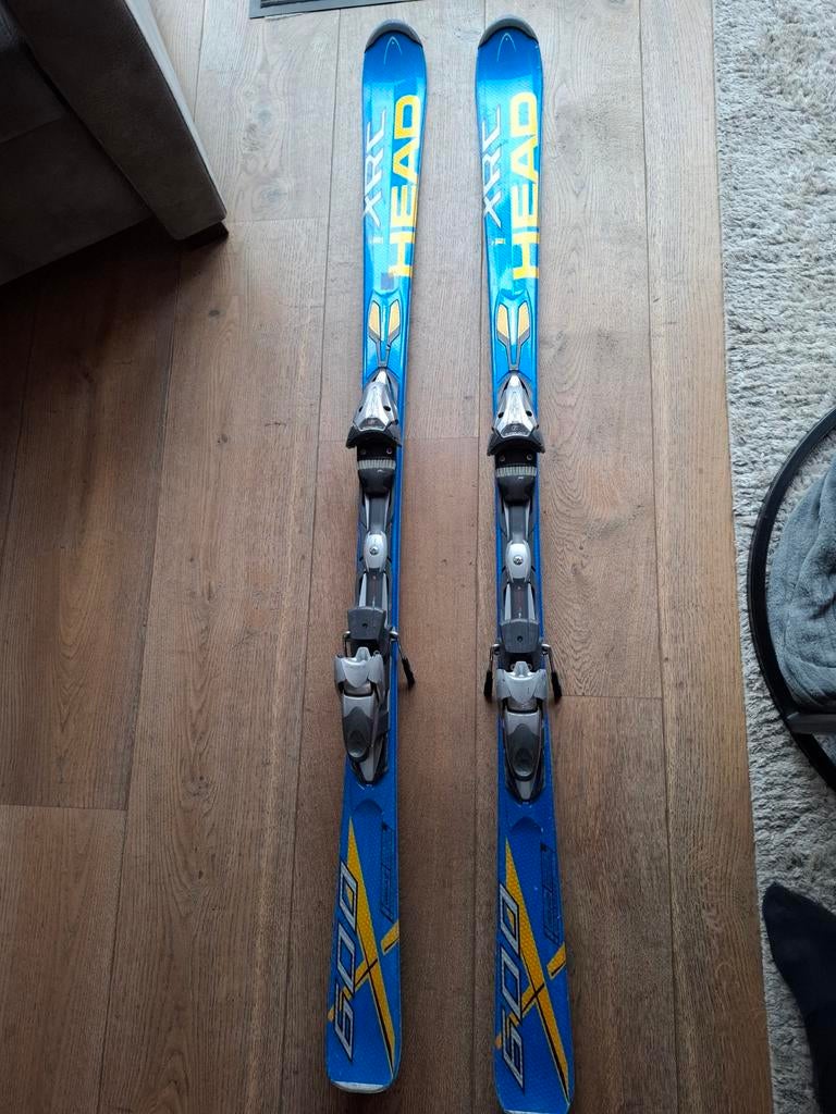 Head xrc 600 ski's 163 cm en stokken 105 cm, 160 tot 180 cm, Gebruikt, Ophalen of Verzenden, Head