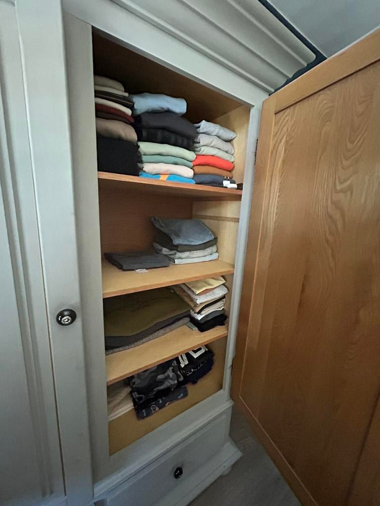 Brocant broodkast oud vintage kledingkast kast, Huis en Inrichting, Kasten | Roldeurkasten en Archiefkasten, Ophalen of Verzenden