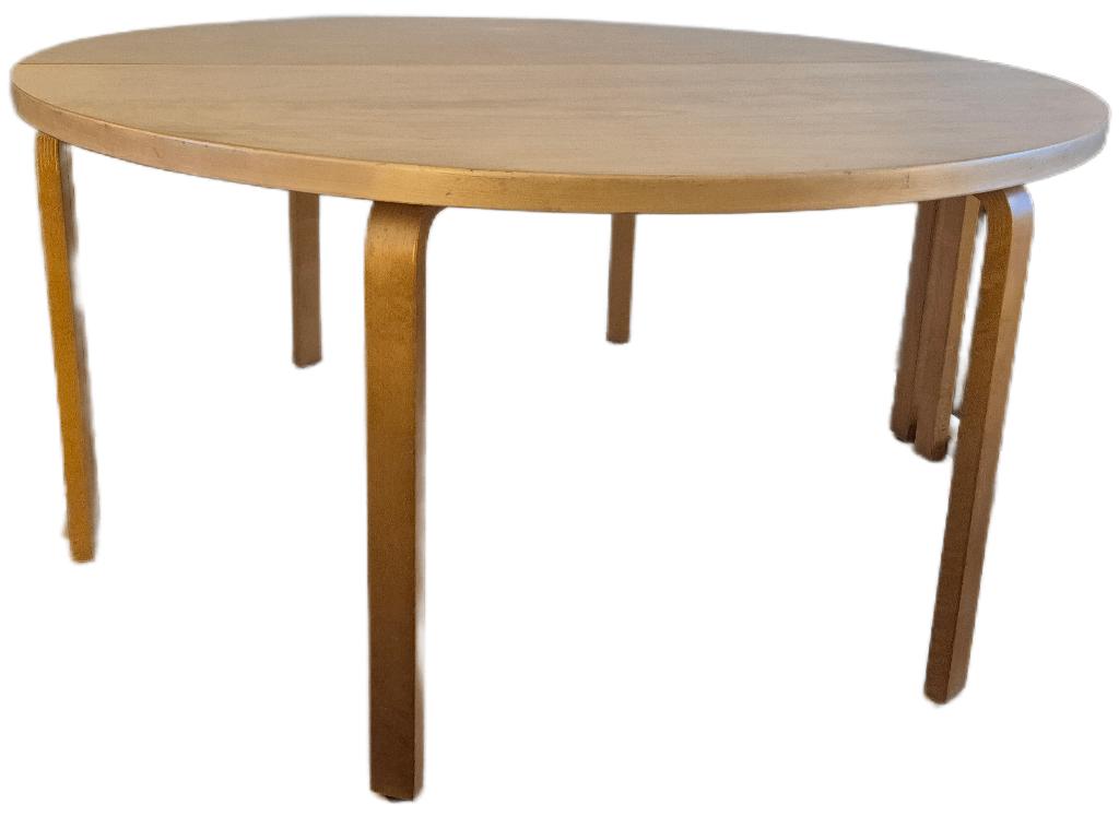 Fantastische Artek Alvar Aalto design half ronde tafel, Ophalen, Gebruikt