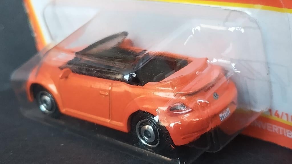 Volkswagen VW New Beetle Cabrio 1:64 Matchbox Pol, Auto, Verzenden, ., Nieuw