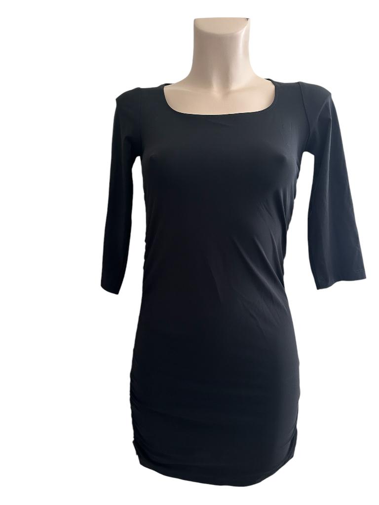 Moq jurk S, Maat 38/40 (M), Zwart, Ophalen of Verzenden, Zo goed als nieuw