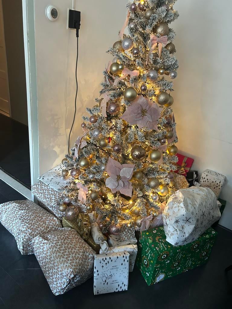 Kerstboom met lichtjes, Diversen, Kerst, Ophalen, Zo goed als nieuw