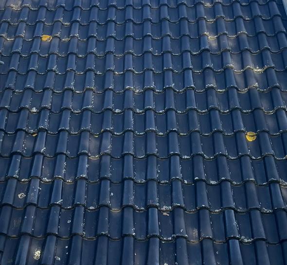 Gave grote partij dakpannen romaans zwart j.meeuwissen, Ophalen, Steen of Klei, Zwart, 15 m² of meer