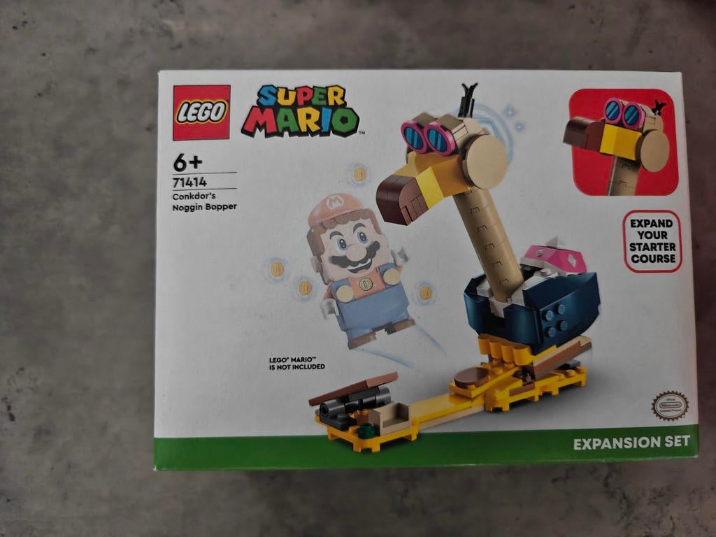 LEGO Super Mario 71414 - Conkdor's Noggin Bopper - Nieuw!, Ophalen of Verzenden, Nieuw, Complete set, Lego