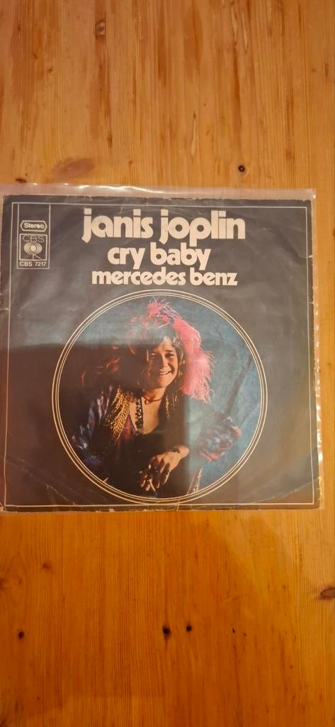 Janis Joplin - Cry Baby / Mercedes Benz Single, Cd's en Dvd's, Vinyl Singles, Ophalen of Verzenden, Gebruikt, 7 inch, Single