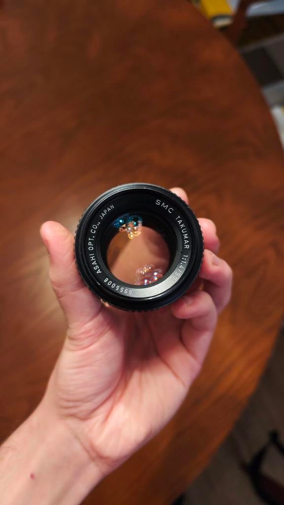 SMC Takumar 50mm f/1.4 vintage lens, Ophalen of Verzenden, Standaardlens