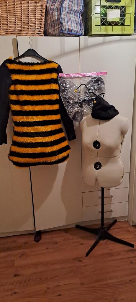 Handgemaakt uniek bijenpak met vulling en vleugels, Kleding | Dames, Carnavalskleding en Feestkleding, Ophalen of Verzenden, Maat 34 (XS) of kleiner